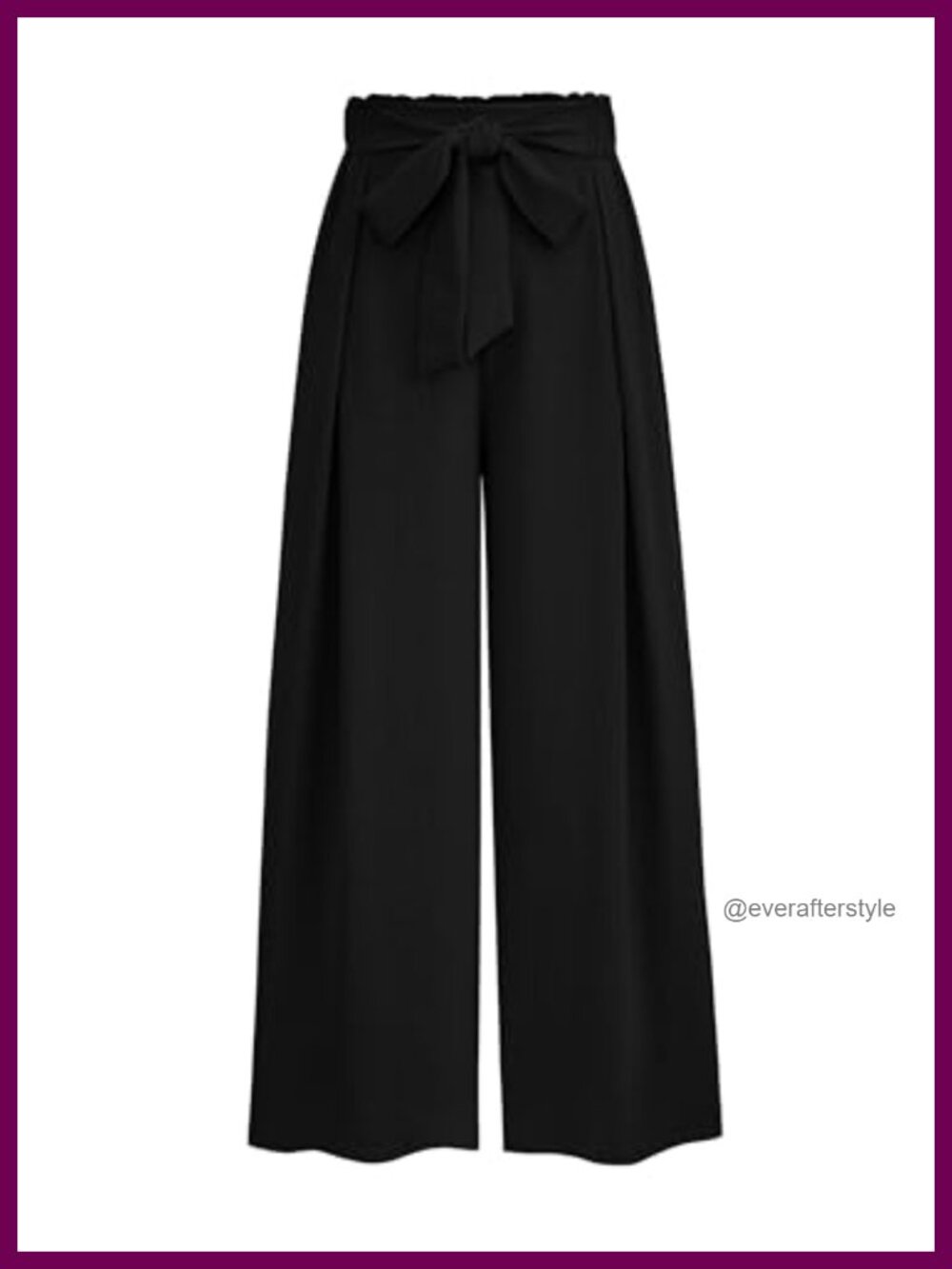 Women's Palazzo Wide Leg High Waisted Work Dress Pants Pull On